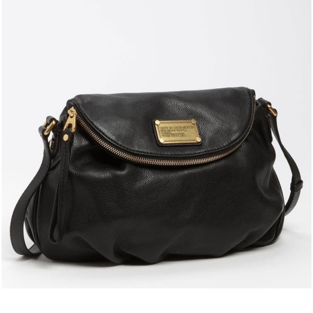 Marc by Marc Jacobs Classic Q Natasha Black Leather Crossbody Bag - Picture 2 of 15